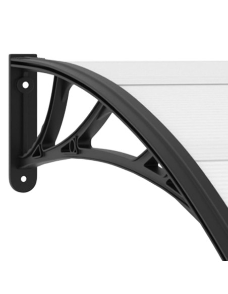 Auvent de porte 120 x 100 cm PC