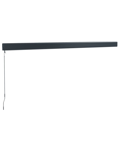 Auvent rétractable orange et marron 4,5x3 m...