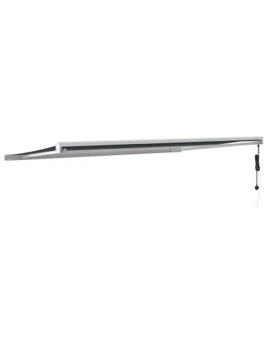 Auvent rétractable anthracite 5x3 m tissu et...