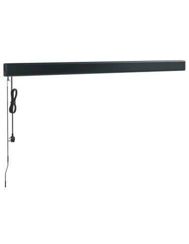 Auvent rétractable bleu et blanc 3x2,5 m tissu...