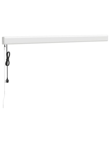 Auvent rétractable bleu et blanc - 3,5x2,5 m