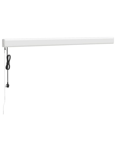 Auvent rétractable bleu et blanc - 3,5x2,5 m