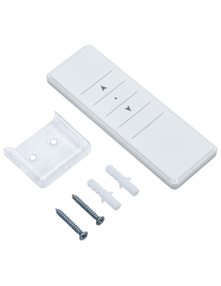 Auvent rétractable bleu et blanc - 3,5x2,5 m