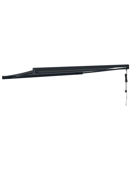 Auvent rétractable anthracite - 4x3 m