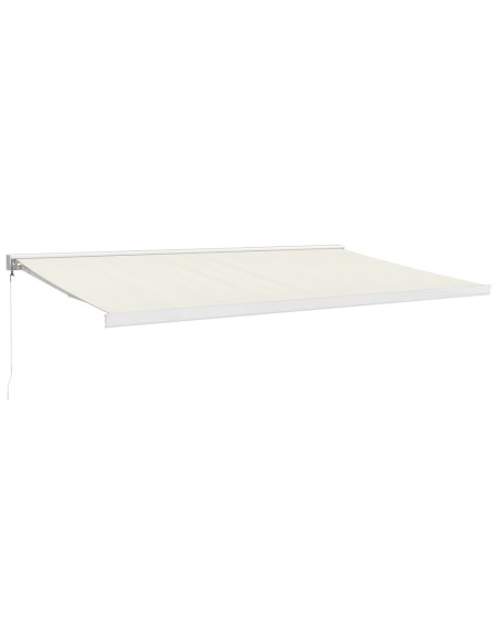 Auvent rétractable crème - 5x3 m