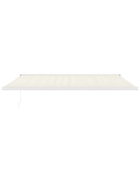 Auvent rétractable crème - 5x3 m