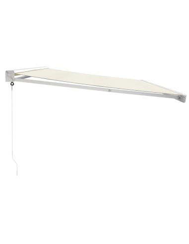 Auvent rétractable crème - 5x3 m