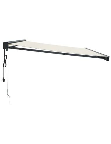 Auvent rétractable crème - 4x3 m