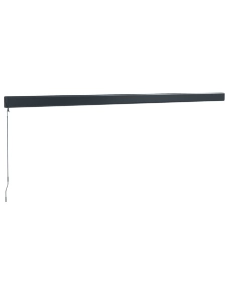 Auvent rétractable jaune et blanc - 5x3 m