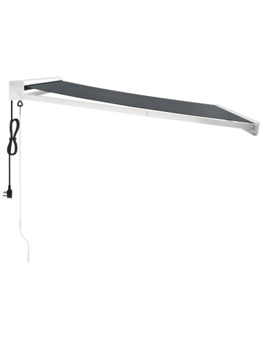 Auvent rétractable anthracite - 3,5x2,5