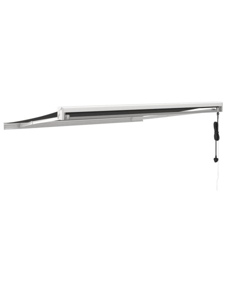 Auvent rétractable anthracite - 3,5x2,5