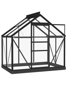 Serre en verre Anthracite - 155x103x191cm 2