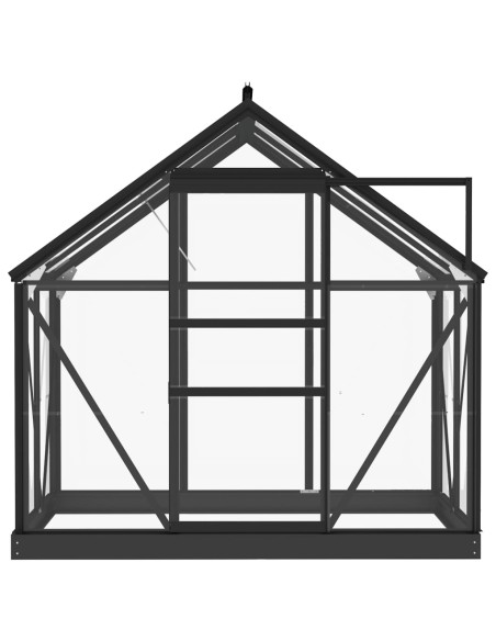 Serre en verre Anthracite - 155x103x191cm