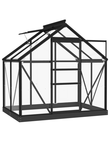 Serre en verre Anthracite - 155x103x191cm