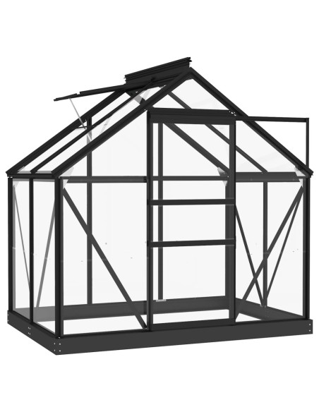 Serre en verre Anthracite - 155x103x191cm