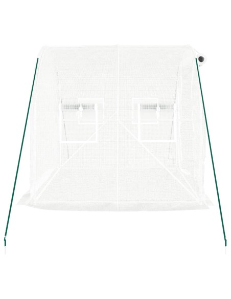 Serre avec cadre - 4m² blanc