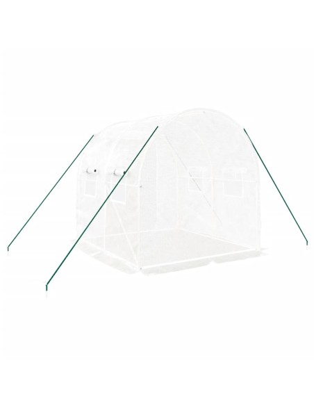 Serre avec cadre - 4m² blanc