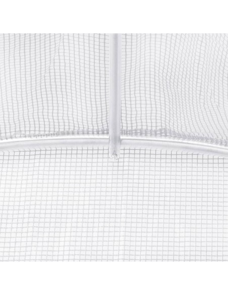 Serre avec cadre - 4m² blanc