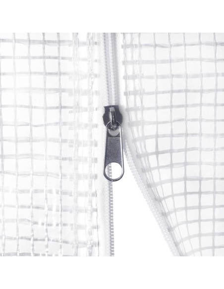 Serre avec cadre - 4m² blanc