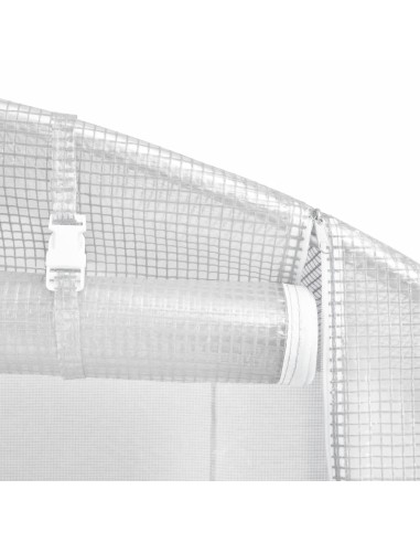 Serre avec cadre - 4m² blanc