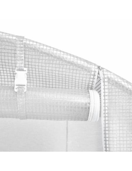 Serre avec cadre - 4m² blanc