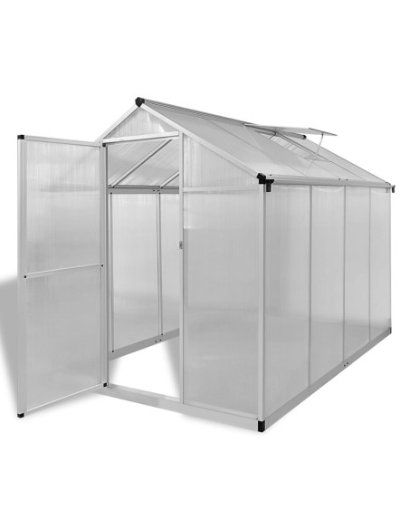 Serre renforcée en aluminium - 4,6 m²