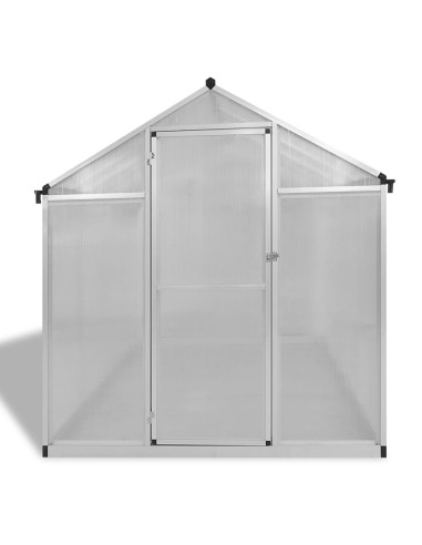 Serre renforcée en aluminium - 4,6 m²