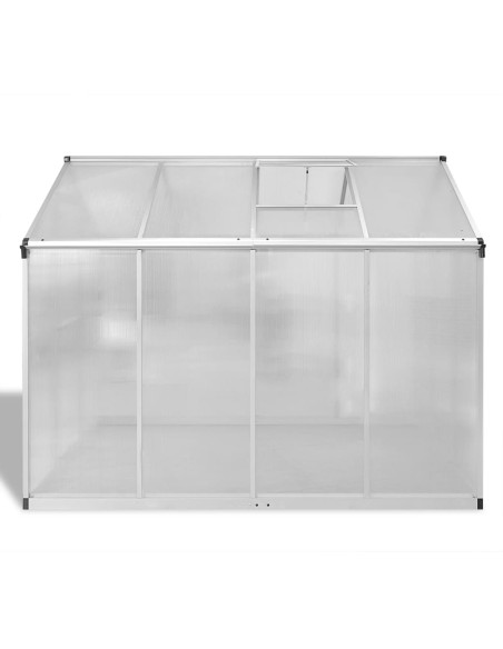 Serre renforcée en aluminium - 4,6 m²