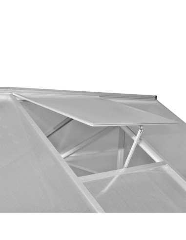 Serre renforcée en aluminium - 4,6 m²