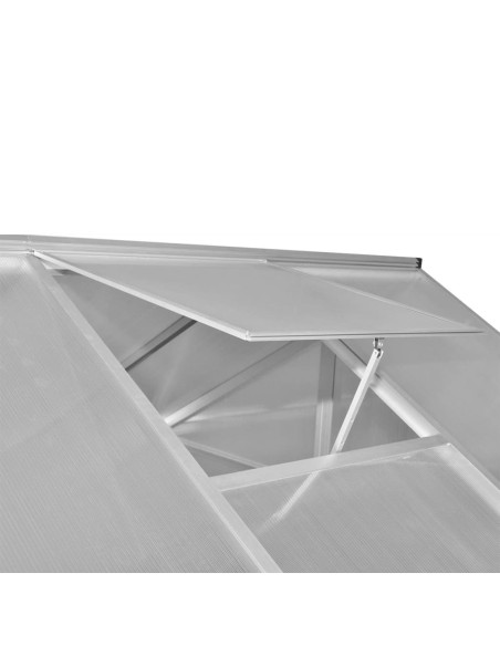 Serre renforcée en aluminium - 4,6 m²