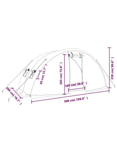 Serre avec cadre en acier - 10 m² blanc