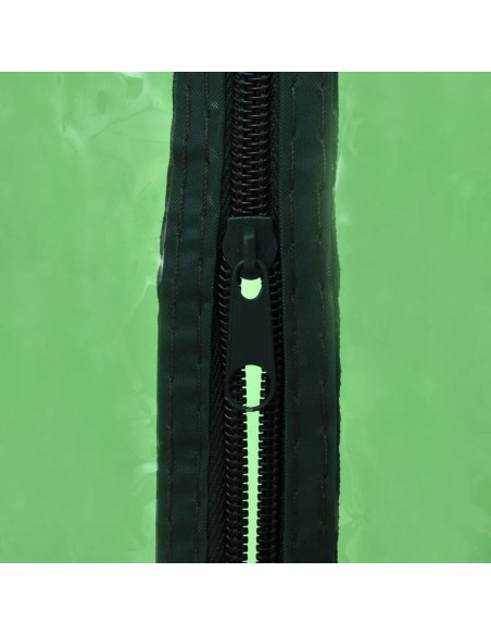 Serre avec 4 étagères verte