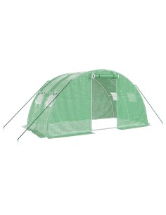 Serre avec cadre en acier - 8m² vert 2