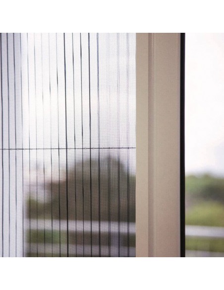 1 vantail moustiquaire plissée