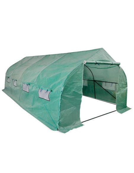 Serre portable Cadre en acier 18 m²