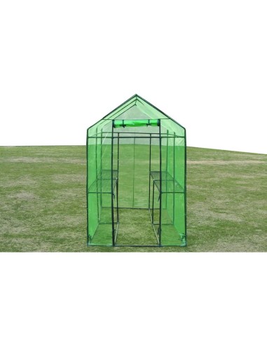 Serre portable Cadre en acier 18 m²