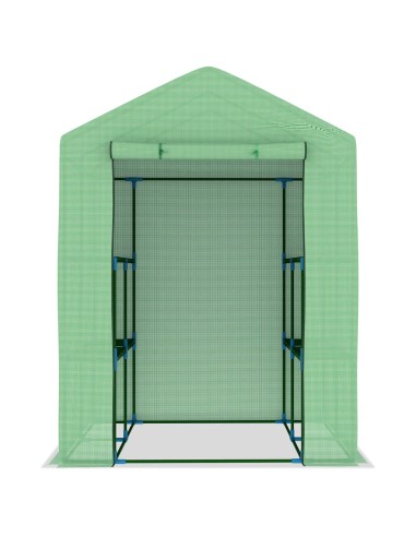 Serre avec étagères - 143x143x195cm