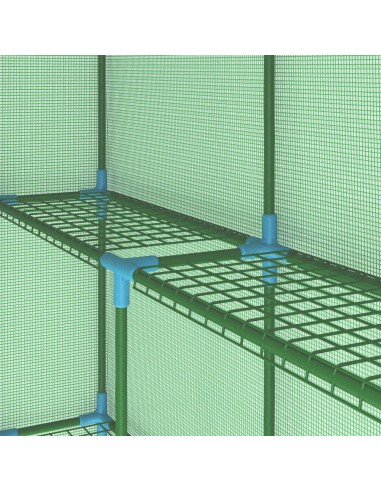 Serre avec étagères - 143x143x195cm