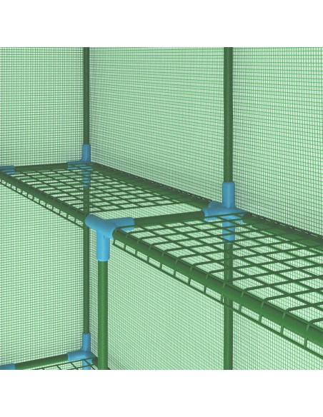 Serre avec étagères - 143x143x195cm