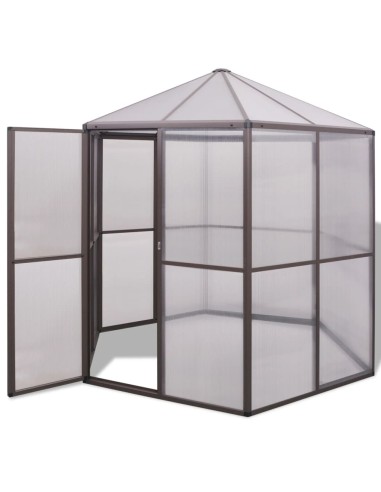 Serre en aluminium - 240x211x232cm