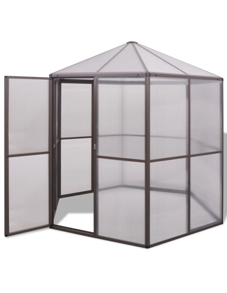 Serre en aluminium - 240x211x232cm