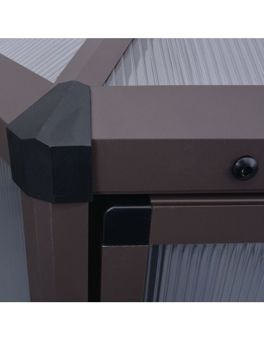 Serre en aluminium - 240x211x232cm