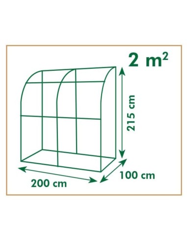Serre tunnel - 200x100x215cm