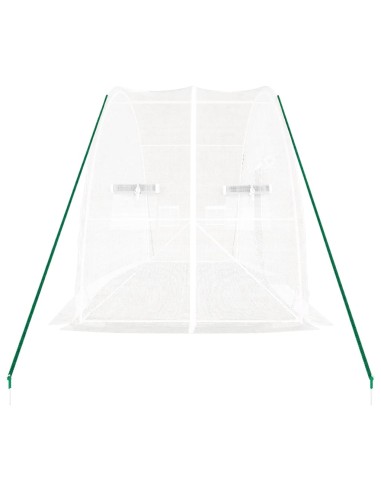 Serre acier blanc 12m² - 6x2x2,85m