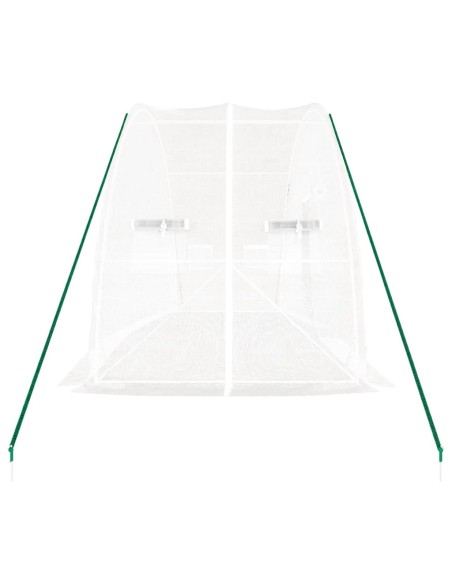 Serre acier blanc 12m² - 6x2x2,85m