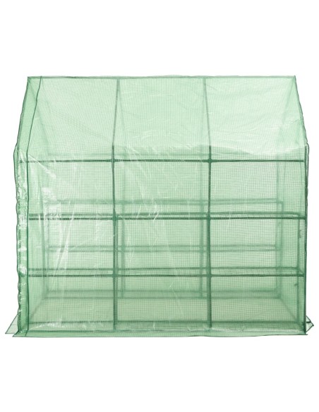 Serre de plain-pied - 143x214x196cm