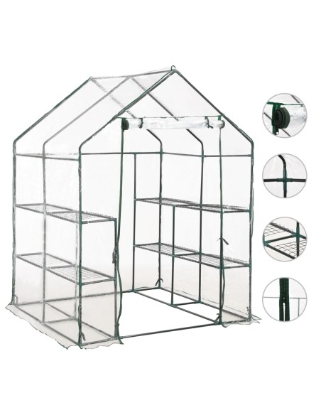 Serre 8 étagères - 143x143x195cm