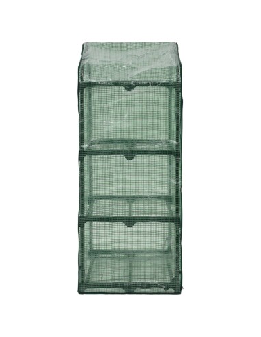 Mini-serre à 3 niveaux - 69x49x125cm