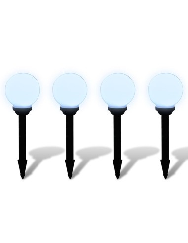 Lampes d'allée à LED 4 pcs