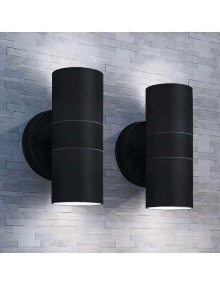 Applique murale d'extérieur 2 pcs Acier